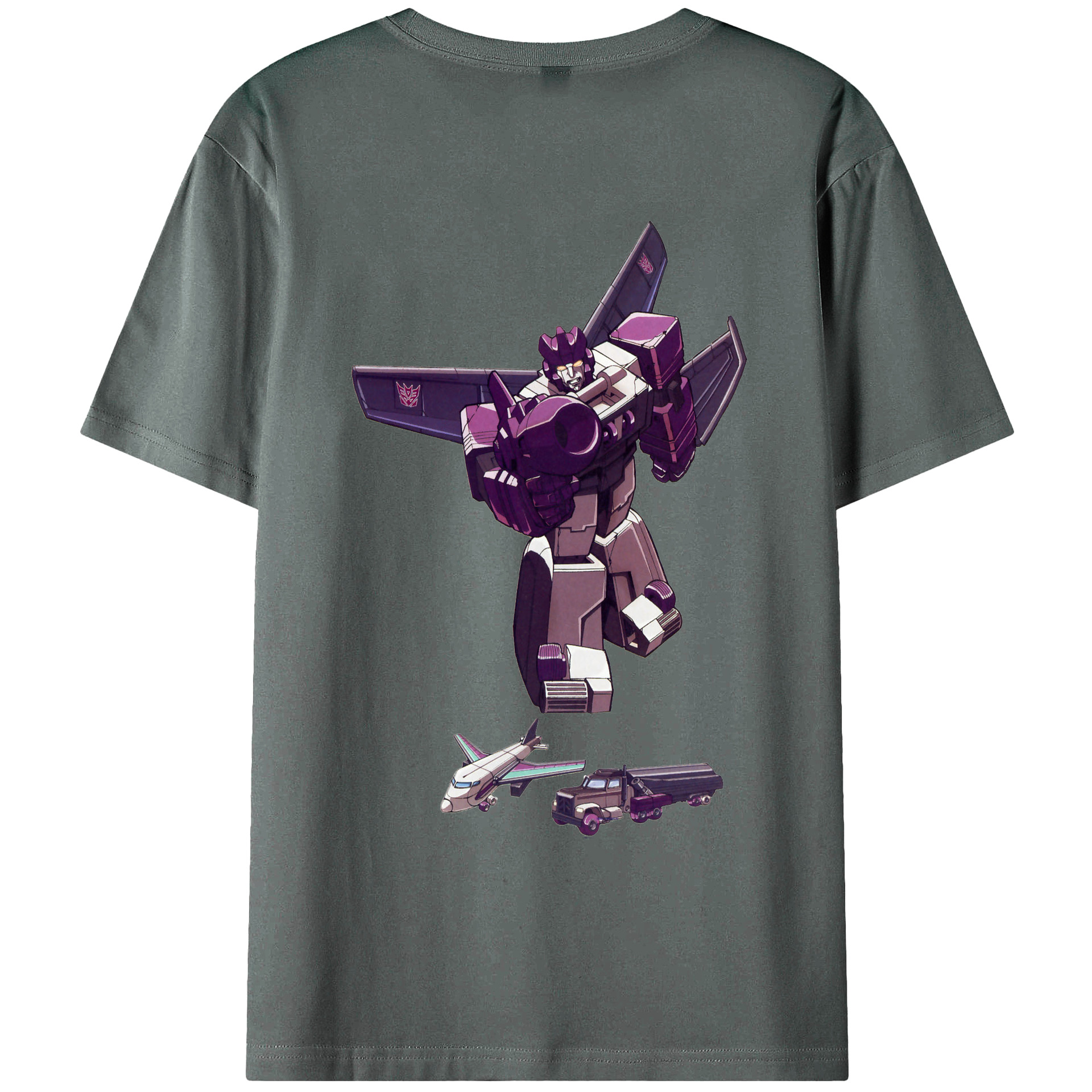 （画像用）  綿100％ メンズ半袖Tシャツ（バックプリント） 通気性
